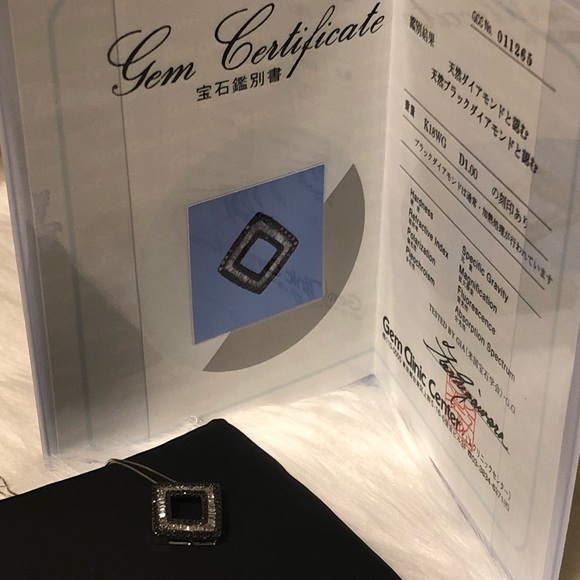 ❌sold❌black and white Diamond Necklace - Picture 8 of 8